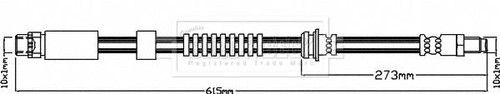 Borg beck bbh8162 brake - &,