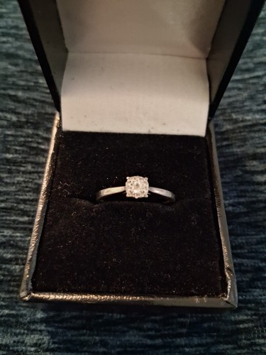 Sterling silver diamond - silver,