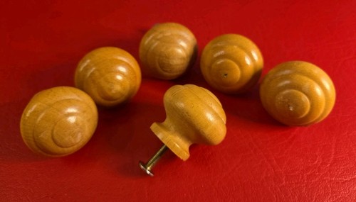 Wood knobs pulls kitchen - wood,