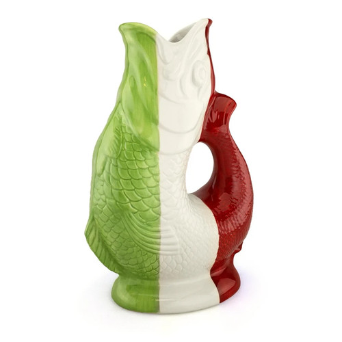 Italy flag gluggle jug - gluggle, 1.2l