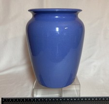 Vintage Pearsons of Chesterfield Stoneware Blue Vase Made in England ca 20 cm