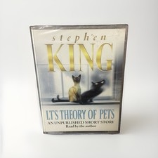 Stephen King LT’s Theory of Pets Cassette Audiobook 2001 Live Reading New Sealed