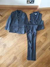Ted Baker Boys 3 piece suit Navy  Set 8 Years Full Lined 