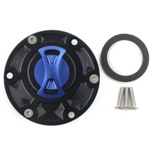 Fuel Gas Tank Cap Cover For Aprilia RS125/RS250 RSV1000 Tiger 800 Blue