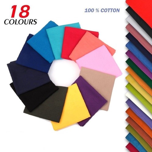 Cotton plain bandanna bandana - cotton,