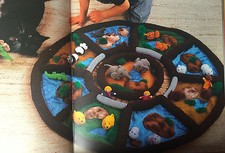SEWING PATTERN Jean Greenhowe Animal zoo play rug childrens elephant tiger 90cm