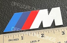 BMW M sticker 3" W color