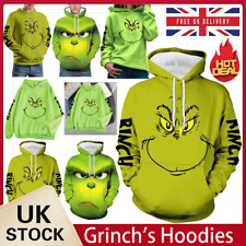 Adult The Grinch 3D Print Hoodie Casual Hooded Sweatshirt Jumper Christmas-Gifts