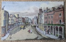 Early Reading King Street, Illustrated Berkshire Colour Postcard