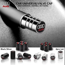 Audi Sline Car Tire Valve Caps Set for A1–A8 Q3–Q7 TT RS Quattro Accessories