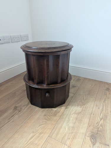 Antique mahogany cylinder - mahogany,