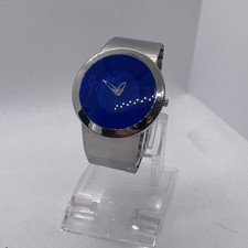 Ladies Storm Quartz Watch 04363 New Battery Instaled Blue Dial