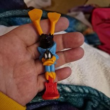 Vintage Applause Looney Tunes Daffy Duck Guitar Rock Band Macau PVC Figurine