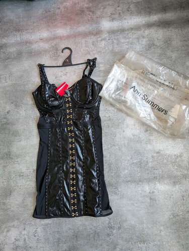 Ann summers black faux leather - ann,