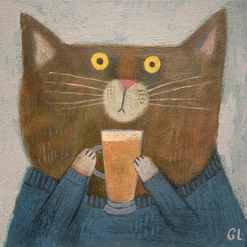 Puss with skinny - with,