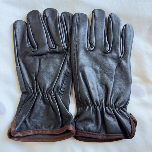 Leather work gloves gardening - leather,