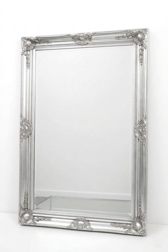 Antique ornate silver wall - silver,