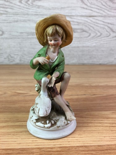 Bisque porcelain figurine boy - porcelain,