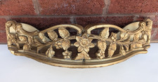 Vintage Gold Ornate Wall Shelf