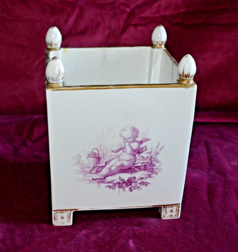 Antique handpainted spode - handpainted,