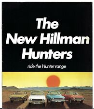 Hillman Hunter 1970-72 UK Market Sales Brochure GT GL Super DL Estates