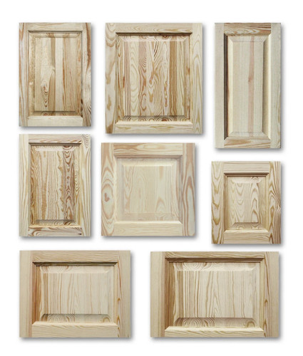 Natural pine wardrobe doors - natural,