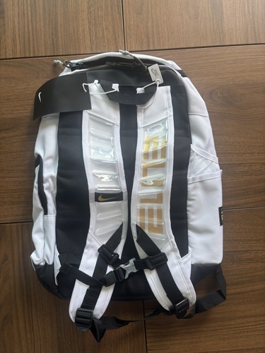 Nike elite backpack white gold - elite, white/gold
