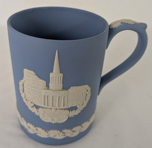 Wedgewood blue jasper mug - blue,