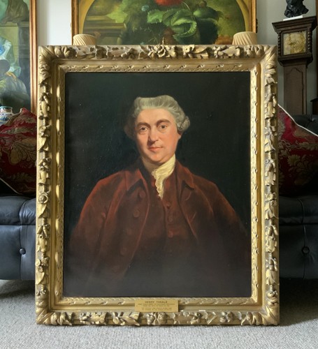 Large superb antique portrait - large,