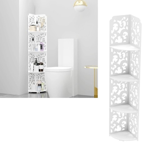 Bathroom corner shelf tier - corner, 4