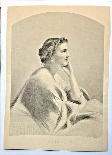 Victorian edith woman portrait - edith,