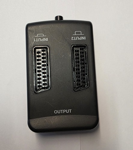 Way scart splitter with - scart,