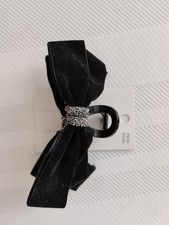 Ladies M& S Black Velvet And