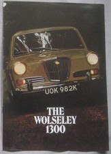 1971 Wolseley 1300 Brochure
