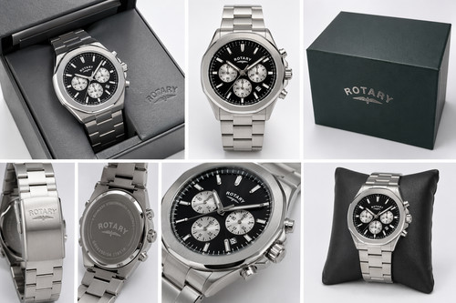 Rotary mens chronograph watch - mens,