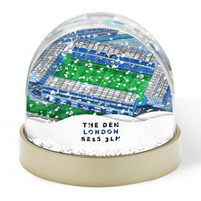 Millwall Around The Grounds The Den Stadium Water Colour Snow Globe