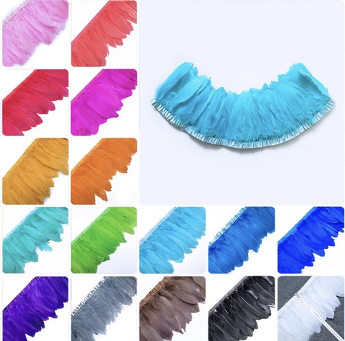 Goose 20cm feather trim - 13-20cm,