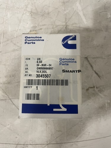 New cummins valve - cummins, valve,solenoid