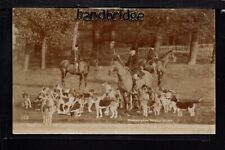Bramham Moor Hunt - near Wetherby -  real photographic postcard