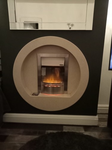 Round fireplace 42 - fireplace,