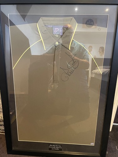 Ian poulter signed golf shirt - ian,