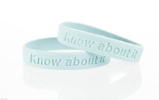 20 x Prostate Cancer Charity Awareness Wristbands Men's Health 100% Donation