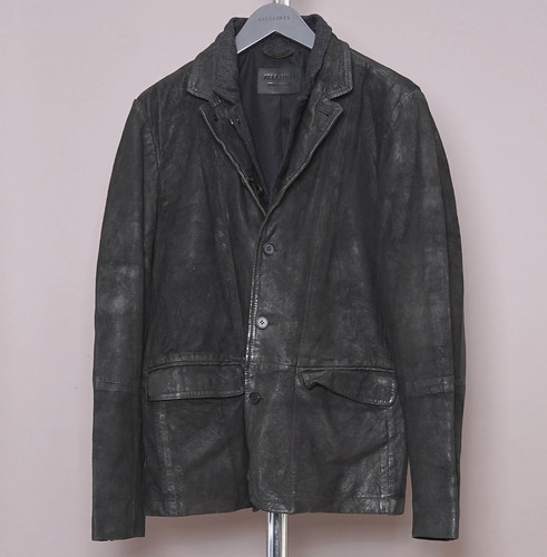 All saints leather blazer - all,