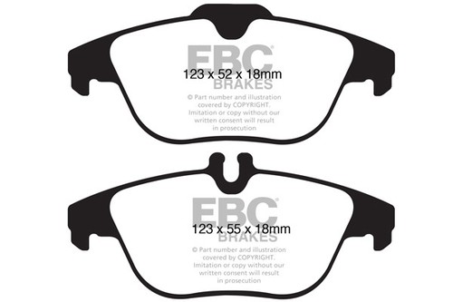 Ebc greenstuff rear brake - rear,