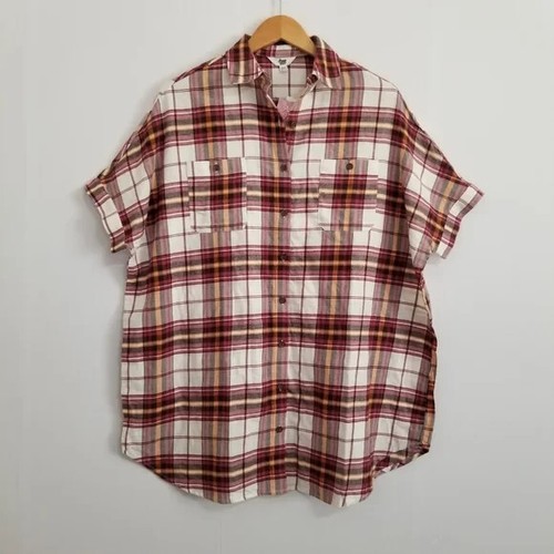 Nwt ascot hart plaid button - ascot,