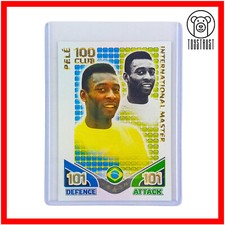 Pele Topps Match Attax Card Hundred 100 Club Brazil International Star Pelé 2010