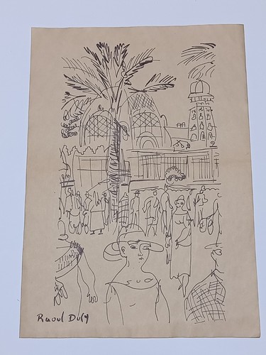 Raoul dufy drawing paper - raoul,