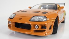 Fast Furious Toyota Supra Streetglow 1:18 ERTL Toretto Brian Walker Toy Car Rare