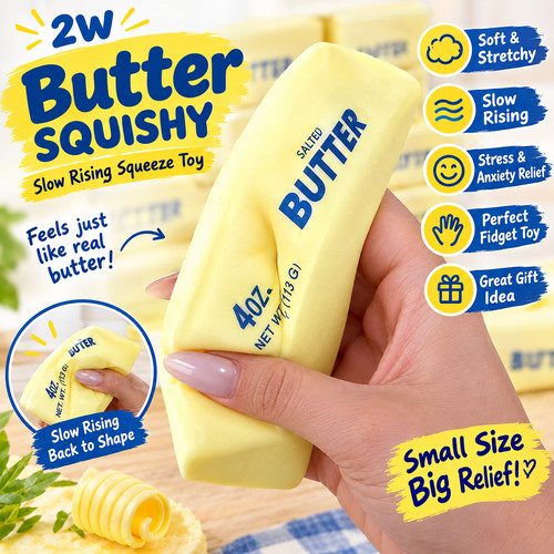 Butter squishy slow rising - 2w,