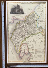 Old Victorian Map Cumberland